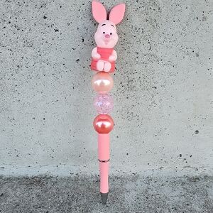 Pink Piglet Character Pen